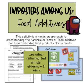 Preview of Imposters Among Us: Food Additives Activity