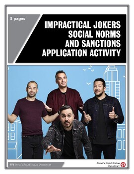 Preview of Impractical Jokers Social Norms and Sanctions Application Activity