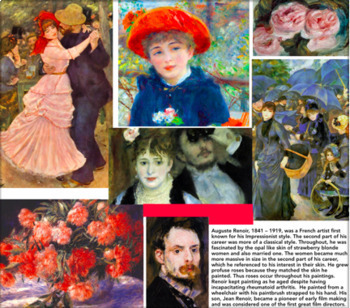 Preview of Impression Art Cards  - 18 Printable - Impressionism Art History