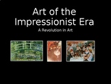 Impressionism 76 Slide Powerpoint for Middle or High School Art