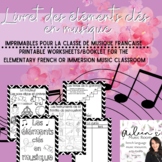 Imprimables pour musique Française - Primary Elements of M