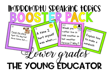 Preview of Impromptu Speaking Lower Booster Pack