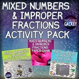 Improper Fractions and Mixed Numbers Activity Bundle