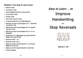 Improve Handwriting & Stop Reversals - Easy to Learn Series
