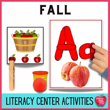 Preview of Improve Literacy Learning with Fall Themed Center Activities