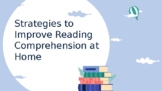 Improve Reading Comprehension at home-Parent Workshop-English