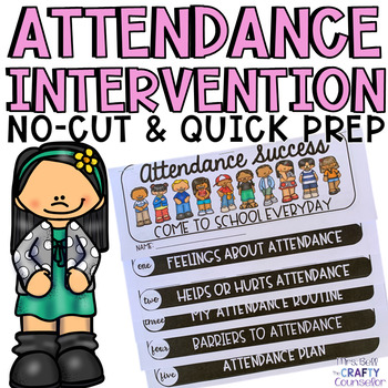 Preview of Improve Student Attendance in Schools and Decrease Truancy Printable Activity