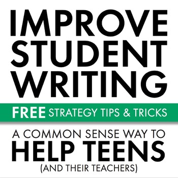 Preview of Improve Essay Writing, FREE Strategy & Prompts to Sharpen Writing Skills, CCSS