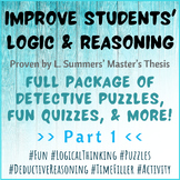 Improve Students' Logic and Reasoning!