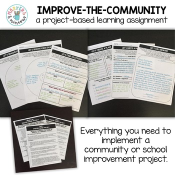 Preview of Improve-the-Community or Improve-the-School (Project-Based Learning)