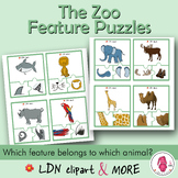 Improve VISUAL RECOGNITION skills with these ZOO puzzles, 