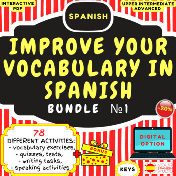Preview of ADVANCED SPANISH VOCABULARY Bundle №1