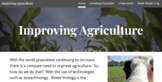 Improving Agriculture - Biotechnology - Feeding the World