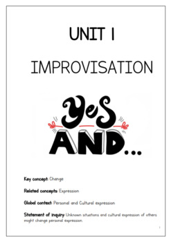 Preview of Improvisation Drama Unit