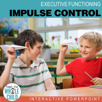 Preview of Impulse Control Interactive PowerPoint–Executive Function Series (+Task Cards!)