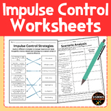 Impulse Control Worksheets: Identifying Triggers, Flexible