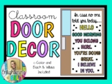 In Case No One Told You Today... (Door Decor/Bulletin Board Kit)