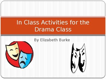 In Class Activities For Drama