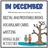 In December | Book with Vocabulary Cards | Print and Digit