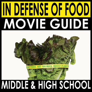 Preview of In Defense of Food 2015 Documentary Movie Guide + Answers Included