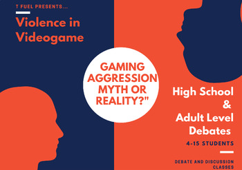 Preview of The Great Debate - Video Game Violence Explored (Handouts | Public Speaking)