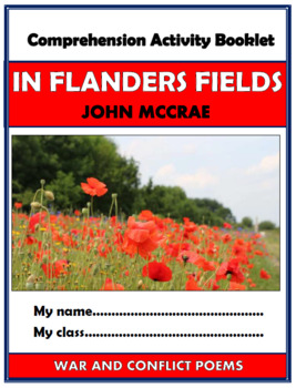 Preview of In Flanders Fields - John McCrae - Comprehension Activities Booklet!