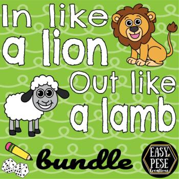 In Like a Lion - Out like a Lamb BUNDLE by Easy-Pese Creations | TPT