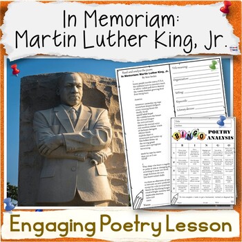 Preview of MLK Day Poem Lesson - In Memoriam Martin Luther King, Jr. Poetry Reading