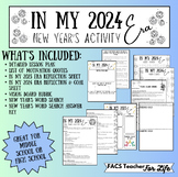 In My 2024 Era: New Years Activity-Middle School, High Sch