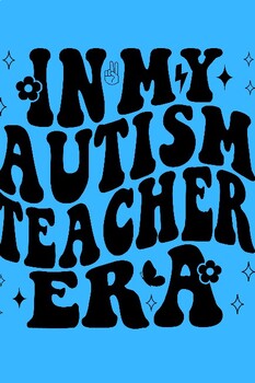 Preview of In My Autism Teacher Era: Printable Reflective Journal