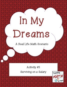 Preview of In My Dreams - Activity #5 - Surviving on a Salary