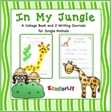 Jungle Animals - A Collage Book and Writing Journal
