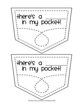 In My Pocket Writing Craft by Centered in Kindergarten | TpT