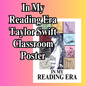 Preview of In My Reading Era - Taylor Swift Inspired Poster
