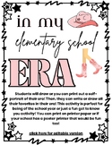 In My _________ ERA!! - "Get to Know You" Activity (Back t