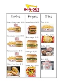 In N Out Menu Math