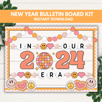 Preview of In Our 2024 Era New Year Bulletin Board Kit | January Bulletin Board