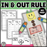 Spring Math Activity, In & Out Math Tables + Robot Craft | Function Machines