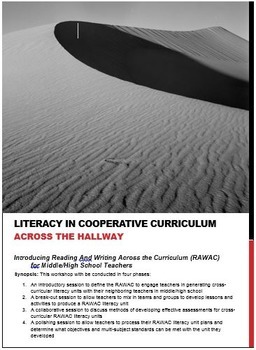 Preview of In-Service Workshop: Literacy in Cooperative Curriculum Across the Hallway