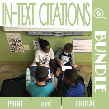 Preview of In-Text Citations Lessons - BUNDLE