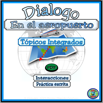 Preview of Travel and Vacation In The Airport Script Activities - Diálogo Temático