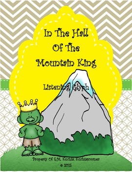 Preview of In The Hall of the Mt. King-Listening Glyph (Art Music Lesson) Spooky Music