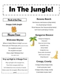 In The Jungle- Infant and Toddler Lapsit Rhymes & Songs FREEBIE!