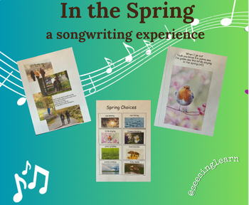 Preview of In The Spring-a songwriting activity