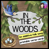 In The Woods - Song Picture Visual Cards Folk Song Verses