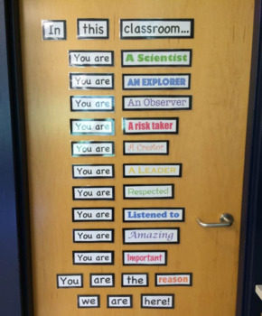 In This Classroom Door Sign by Science Smart | TPT