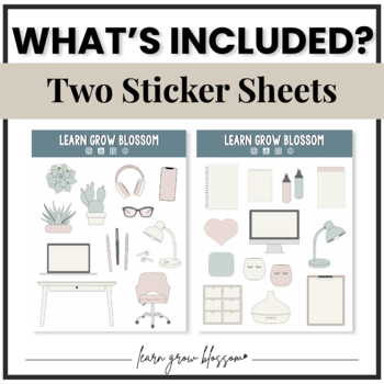 OFFICE Digital STICKERS Set for Digital Planner, Goodnotes Planner