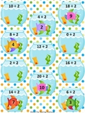 In a Fishbowl Dividing by 2 File Folder Game ~ Division Ac