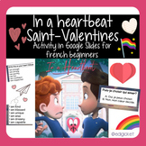In a heartbeat- Self-love activity in Google Slides (Frenc