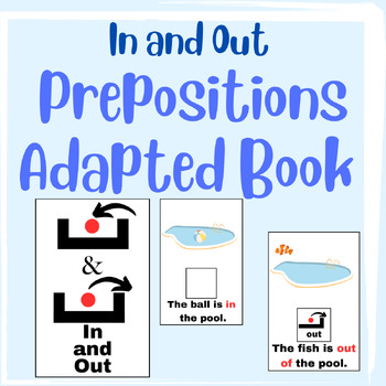 In and Out Prepositions Adapted Book by Positively Progressing | TPT